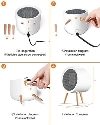 Cozy ⁣Comfort: Our Hands-On Review of the GAIATOP Space Heater!