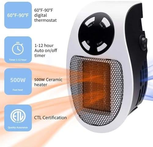 Cozy Up: Our Top Picks for Portable Wall Space Heaters!