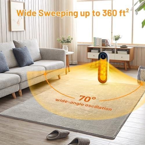 Stay Cozy Anywhere: Daxiga’s Portable Space Heater with Remote Control