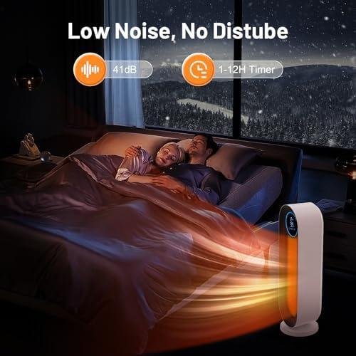 Stay Cozy Anywhere: daxiga’s Portable Space Heater with Remote Control