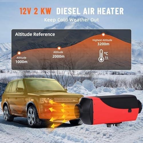 Stay cozy on the Go: Our 12V 2KW Portable Diesel Heater