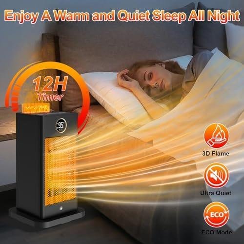 Stay Cozy with Our 3-in-1 Space Heater & Humidifier Combo!