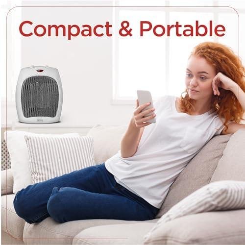 stay Cozy Anywhere: Our BLACK+DECKER 1500W Mini Heater!