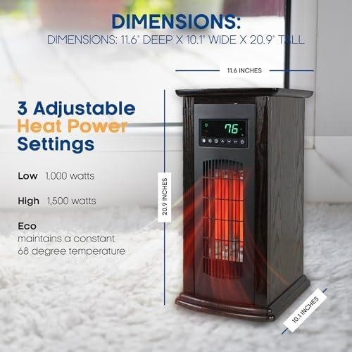 Stay Cozy and Safe: Our ⁣lifesmart Infrared Tower Heater Experience