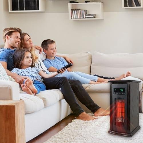 Stay Cozy and Safe:‍ Our LifeSmart Infrared ⁣Tower Heater Experience