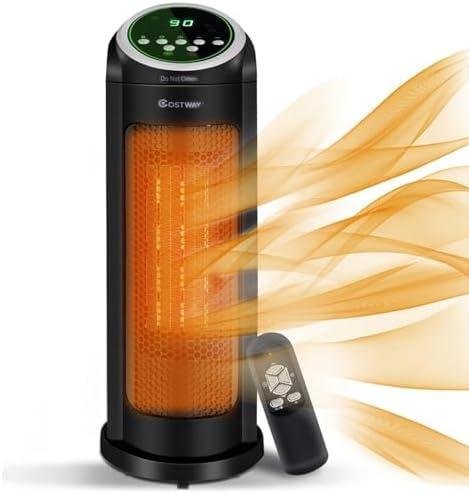 Discover Our‍ COSTWAY Ceramic Space Heater: Cozy Comfort‍ & Safety!