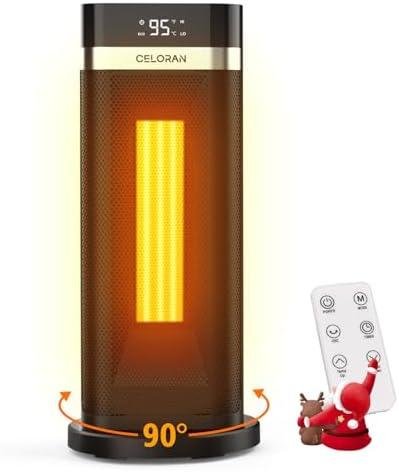 Stay cozy together: Our Portable 1500W Space Heater with Remote!