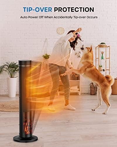 Stay Cozy with Our ECOWELL 33” Tower Heater & Remote!