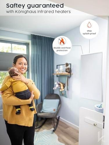 Experience Cozy, Noiseless Warmth Together: Our Infrared Space Heater!