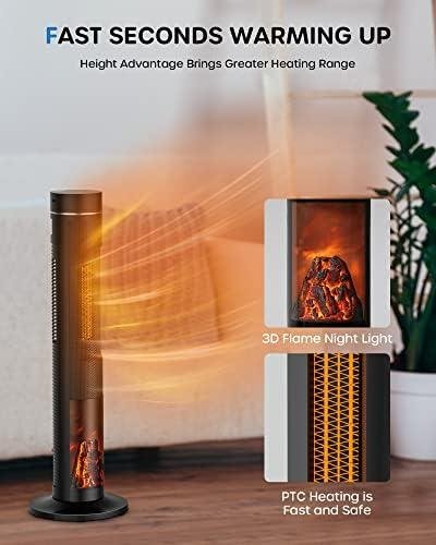 Stay Cozy with Our ECOWELL 33” Tower Heater & Remote!