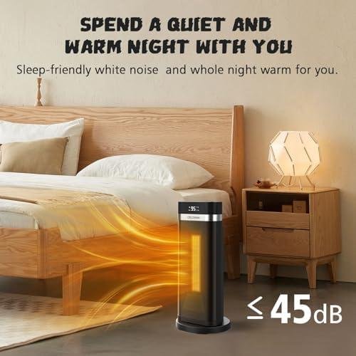 Stay cozy Together: Our Portable 1500W Space heater with Remote!