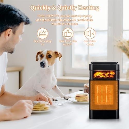 Stay Cozy Together: ⁣Our 1500W Portable Space‍ Heater Bliss!