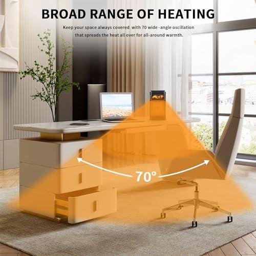 Stay Cozy Together: Our 1500W Portable Space Heater Bliss!