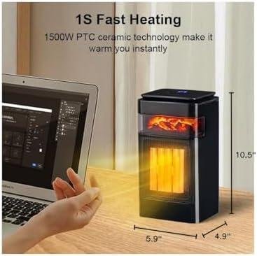 Stay Cozy Together: Our 1500W Portable Space Heater Bliss!