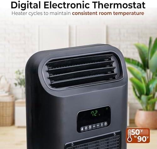 stay cozy with Our Comfort Zone Space Heater: Smart, Safe & Stylish!