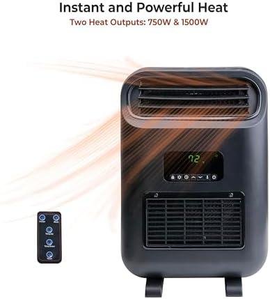 Stay Cozy with Our Comfort Zone Space Heater: Smart, Safe & Stylish!