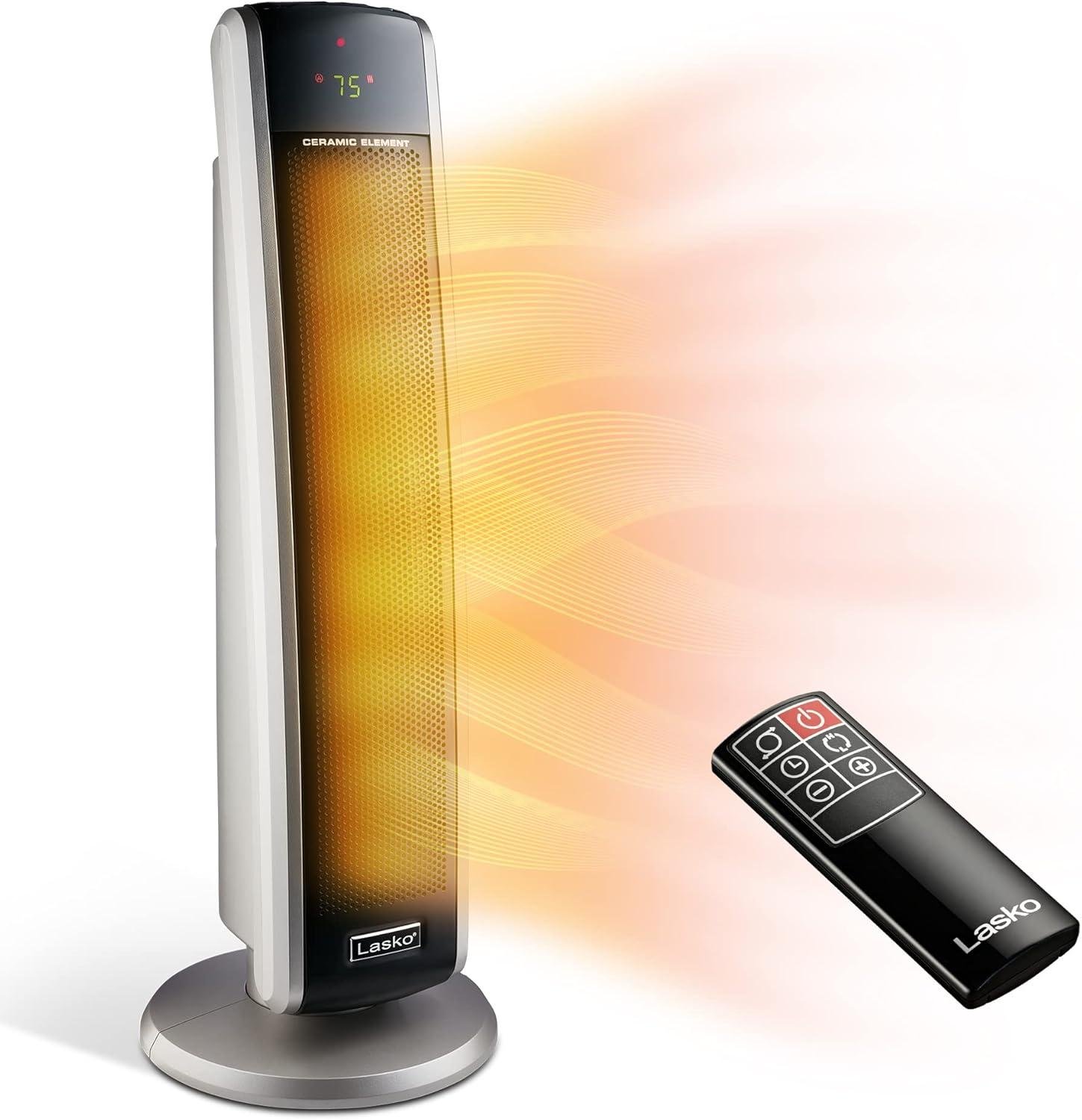 Stay Cozy with Our Lasko 5586 Heated Tower: Comfort Made easy!