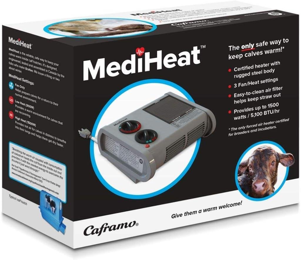 Discover Our Caframo MediHeat: The Ultimate Calf Heater Solution!