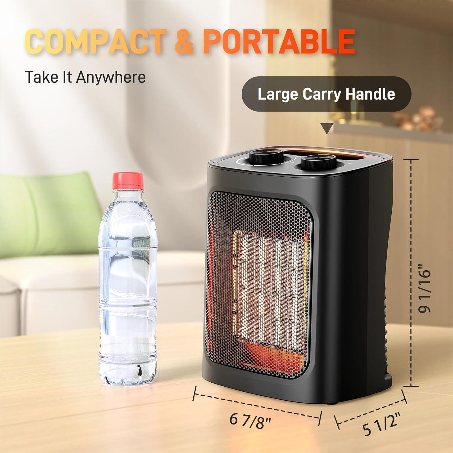 Stay Cozy Year-Round with Our Rintuf Mini Space Heater!