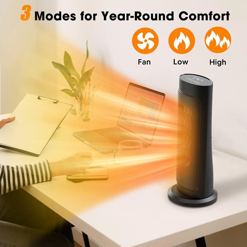 Stay Cozy Together: Our LifePlus 50° Oscillating Space heater!