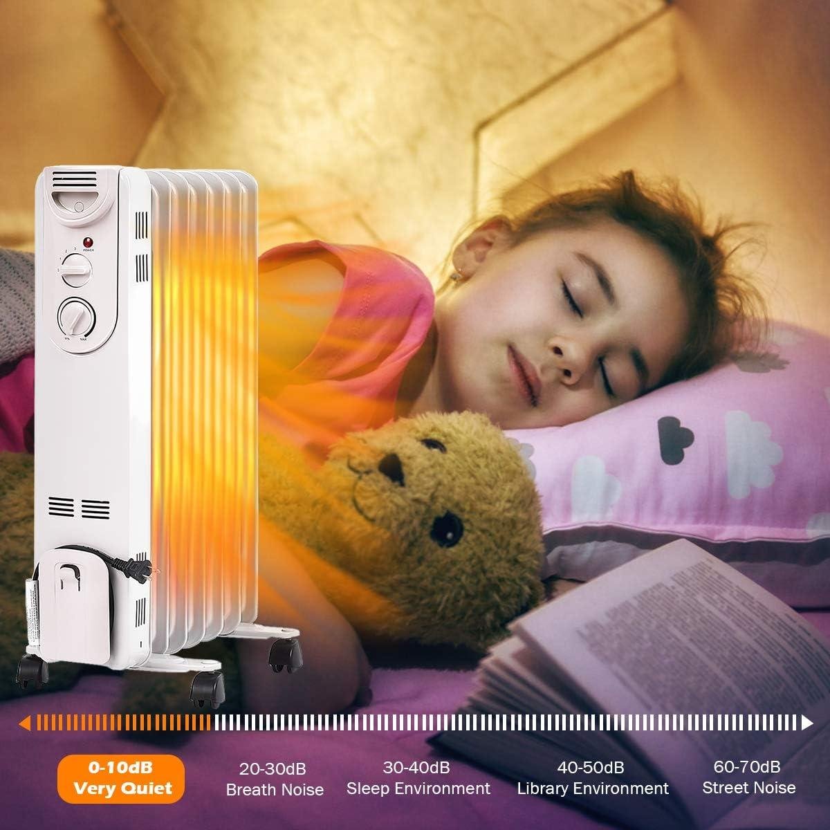stay Cozy Together: Our TANGKULA 1500W Silent oil Heater