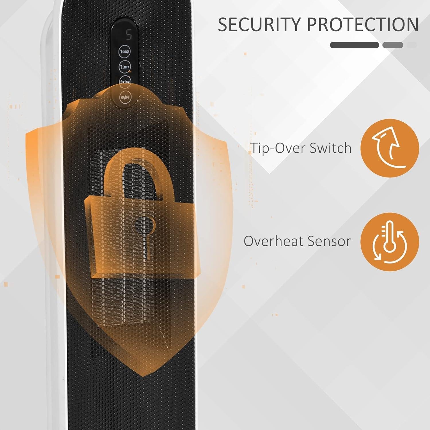 Stay Cozy with Us: Explore the HOMCOM Ceramic Tower Heater!