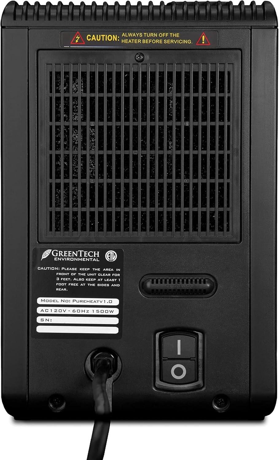 stay warm & Breathe Clean: Our GreenTech pureHeat 2-in-1!