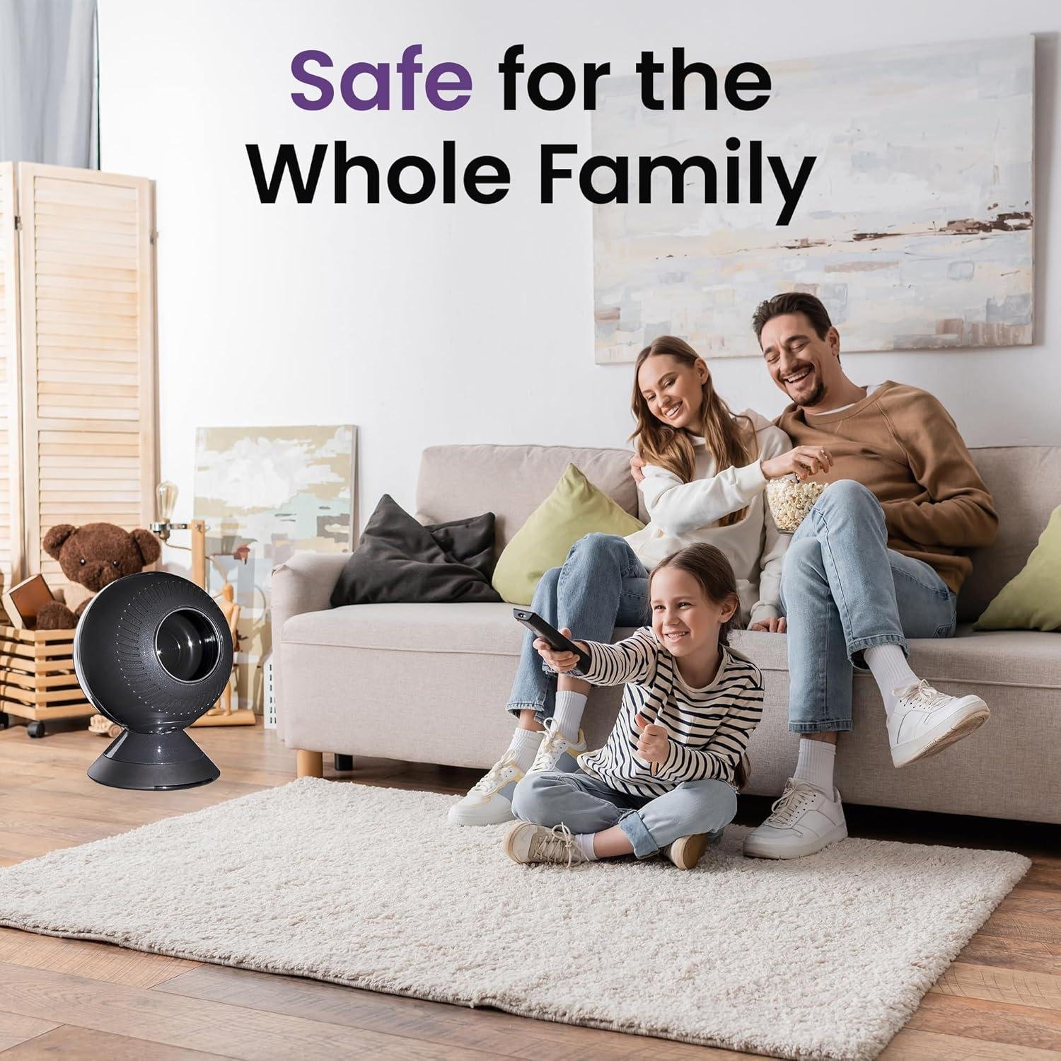 Discover Our Ultimate Comfort Solution: The Bladeless Fan & Heater!