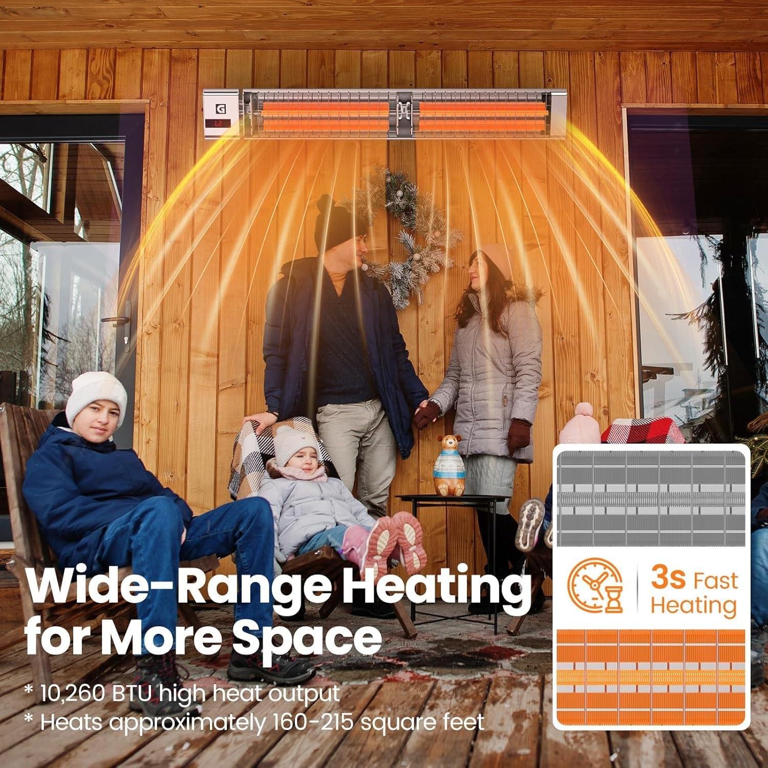 Stay Cozy All Year: Our Zstar Wall-mounted Heater magic!