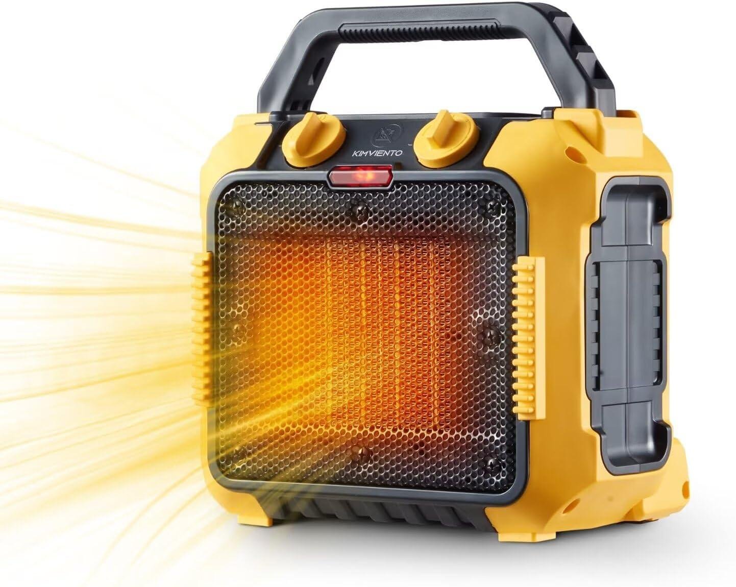 Stay Cozy Together: Our Portable Space Heater with Safety Features!