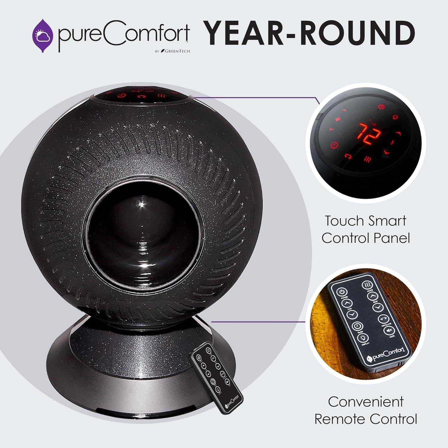 Discover Our Ultimate Comfort Solution: The Bladeless Fan & Heater!