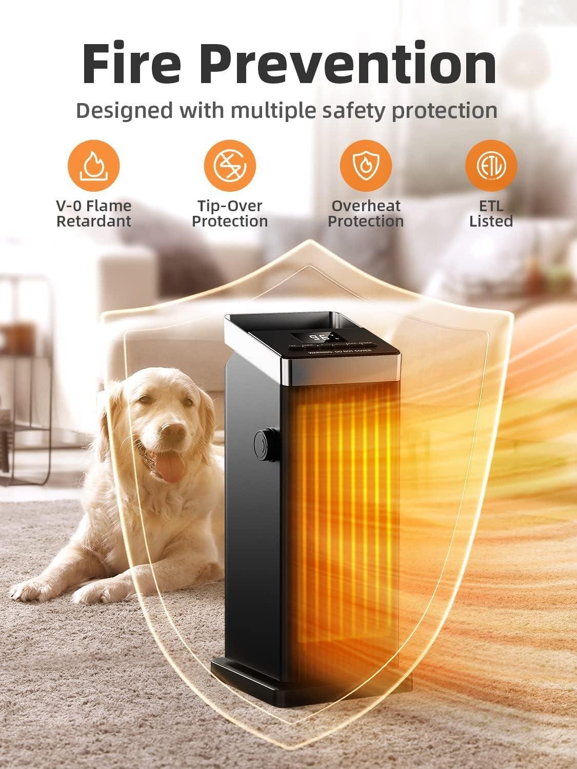 Stay Cozy and Save Energy with Our BREEZOME Space Heater!