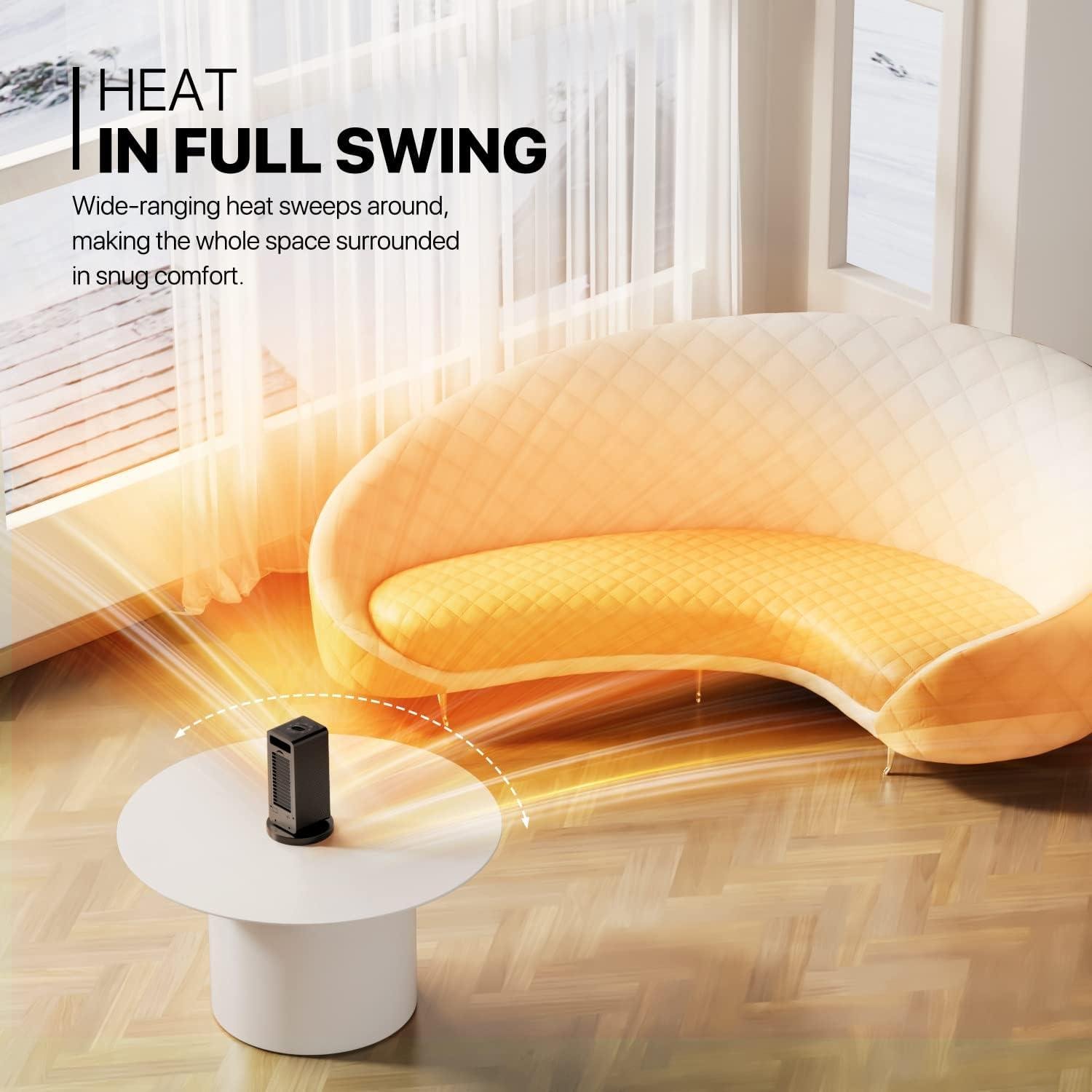 discover Our Quiet, safe, and Fast Heating Mollie Space Heater!