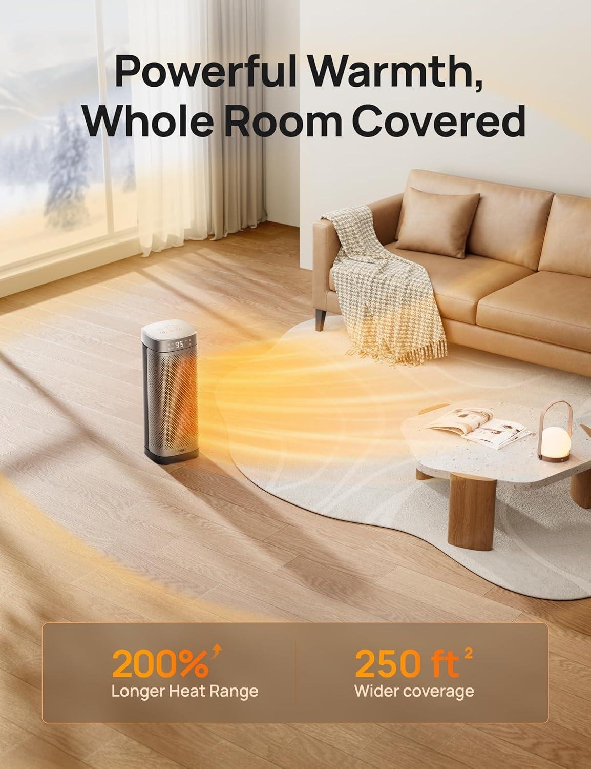 Stay Cozy with Dreo's Fast-heating Space Heaters for Home