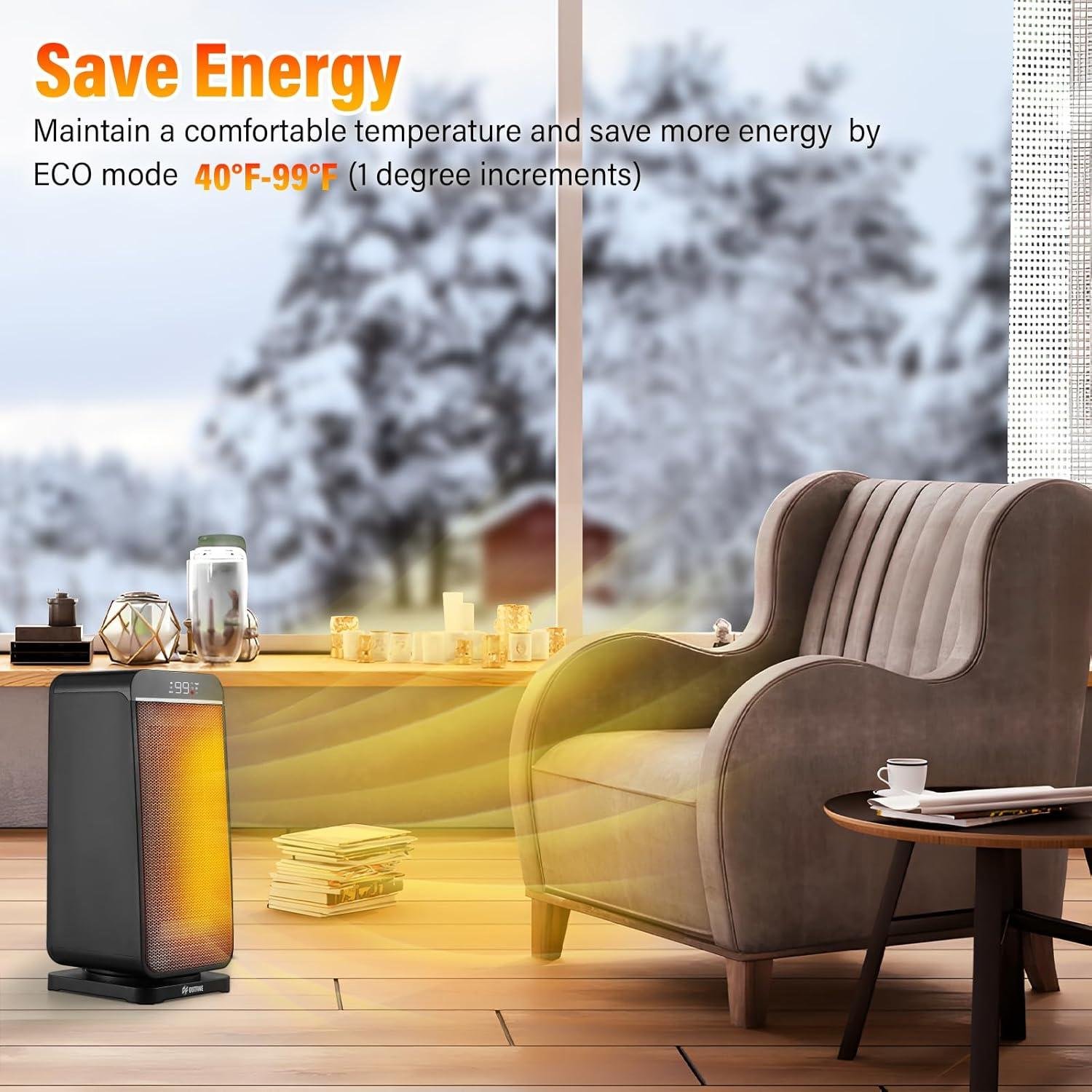 Stay Cozy with OUTFINE: Our 1500W Portable Space Heater