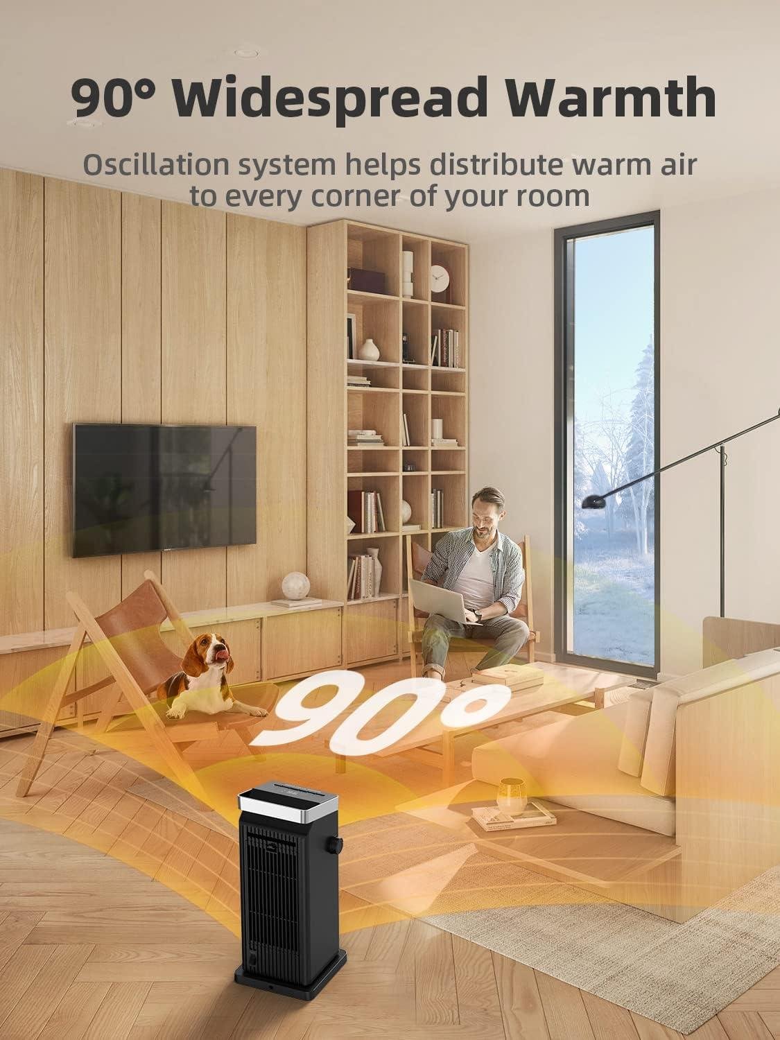 Stay Cozy and Save Energy with Our BREEZOME Space Heater!