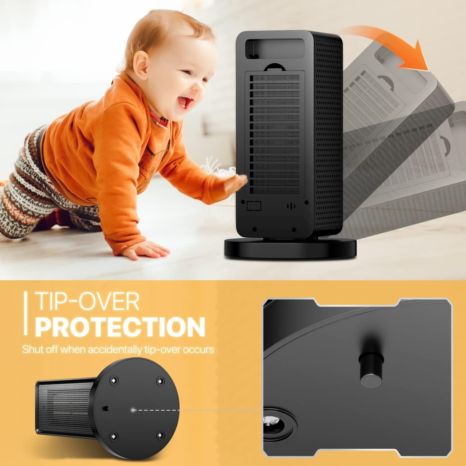 Discover Our Quiet, Safe, and Fast Heating Mollie Space Heater!