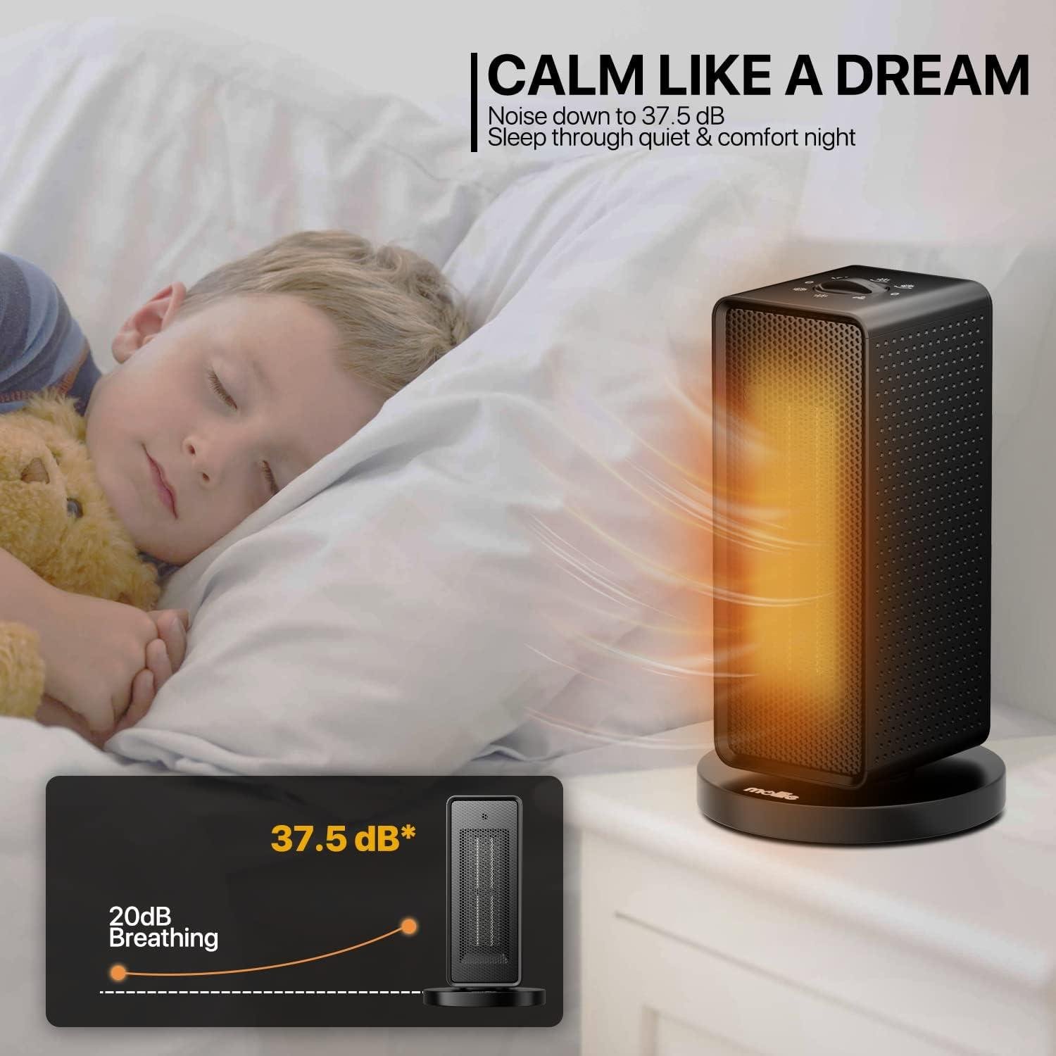 Discover Our Quiet, Safe, and Fast Heating Mollie Space Heater!