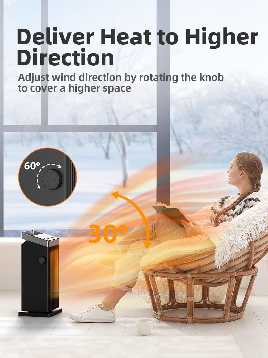Stay Cozy and Save Energy with Our BREEZOME Space Heater!