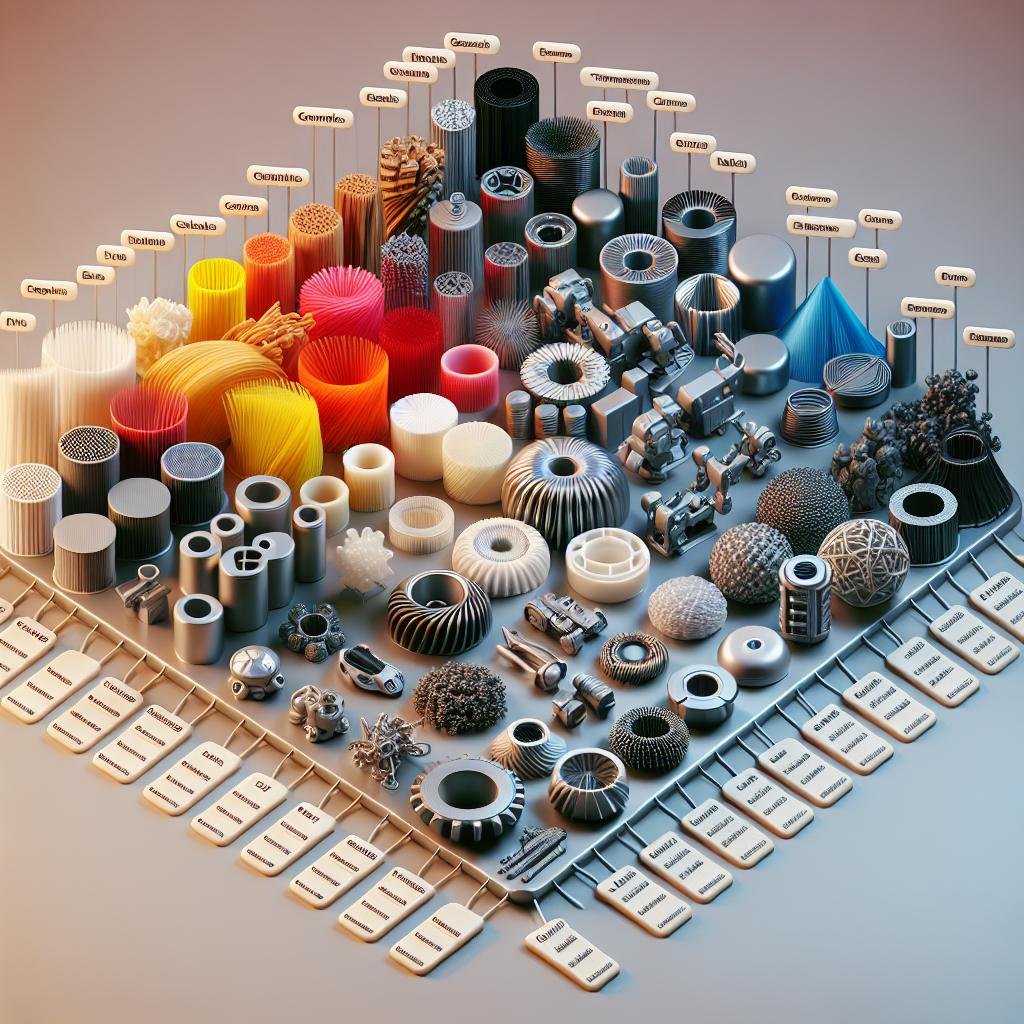 Exploring the Rainbow of Filaments: From Plastics to Beyond