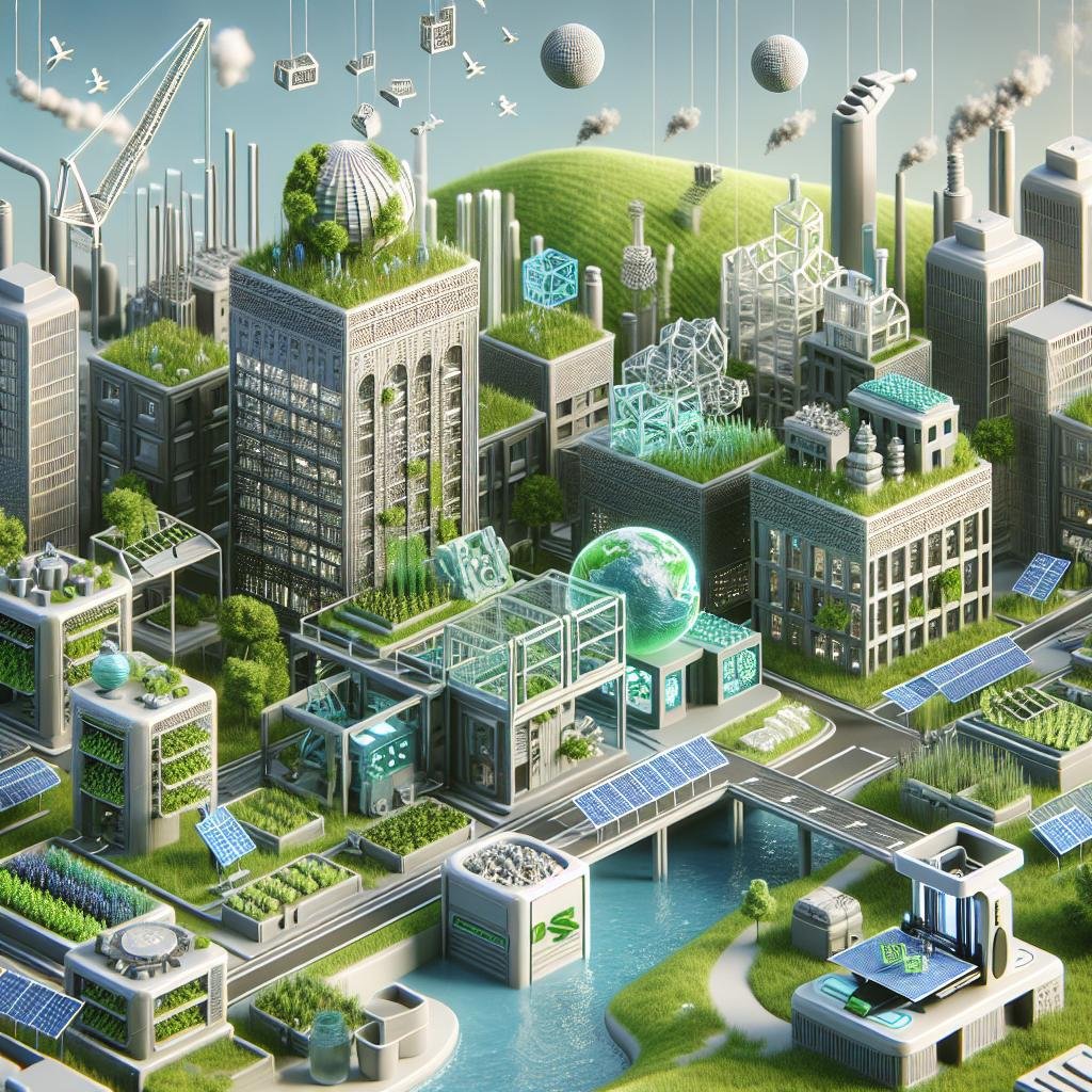 Beyond Concrete and Steel: Sustainable Materials in 3D Architecture