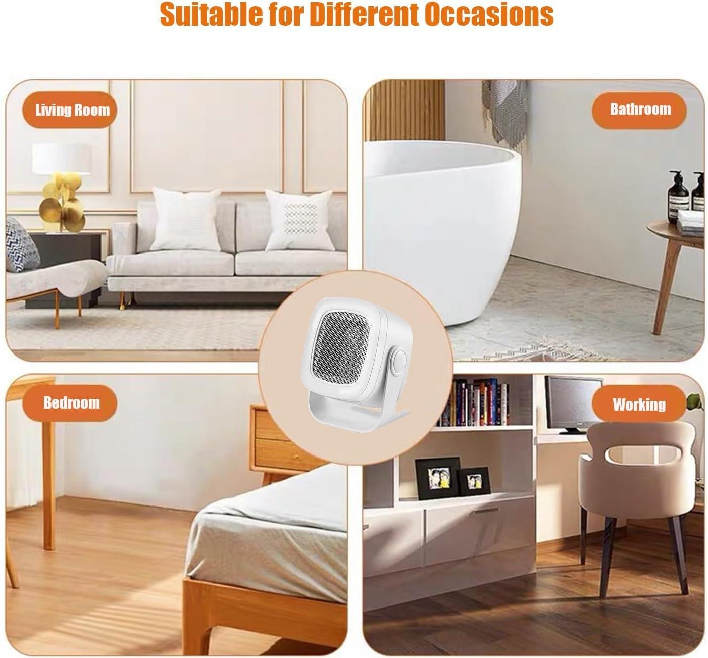 Stay Cozy with our Compact PTC Space Heater for Home & Office!