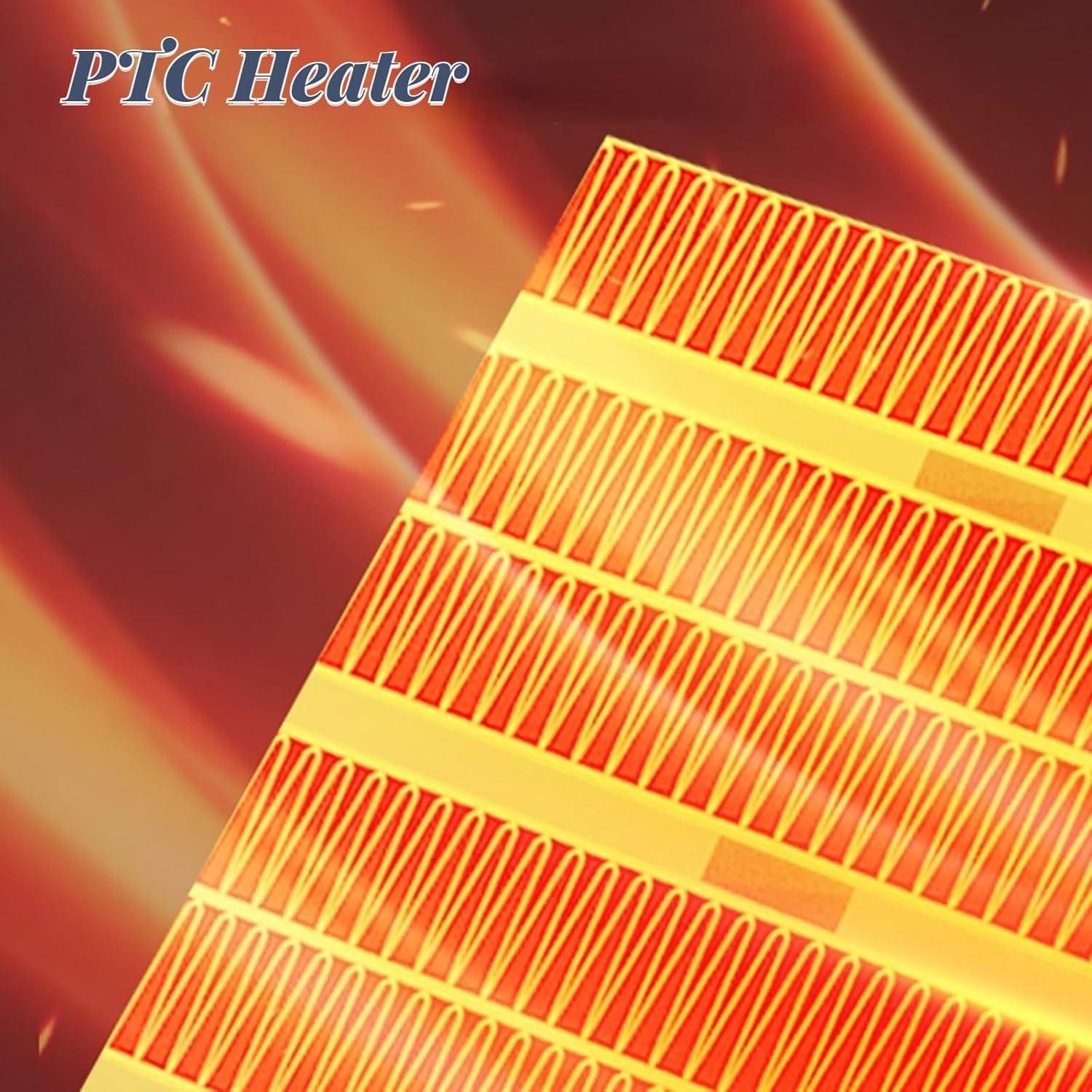 stay Cozy with Our Stylish Mini Space Heater: Fast Heat & Safety!