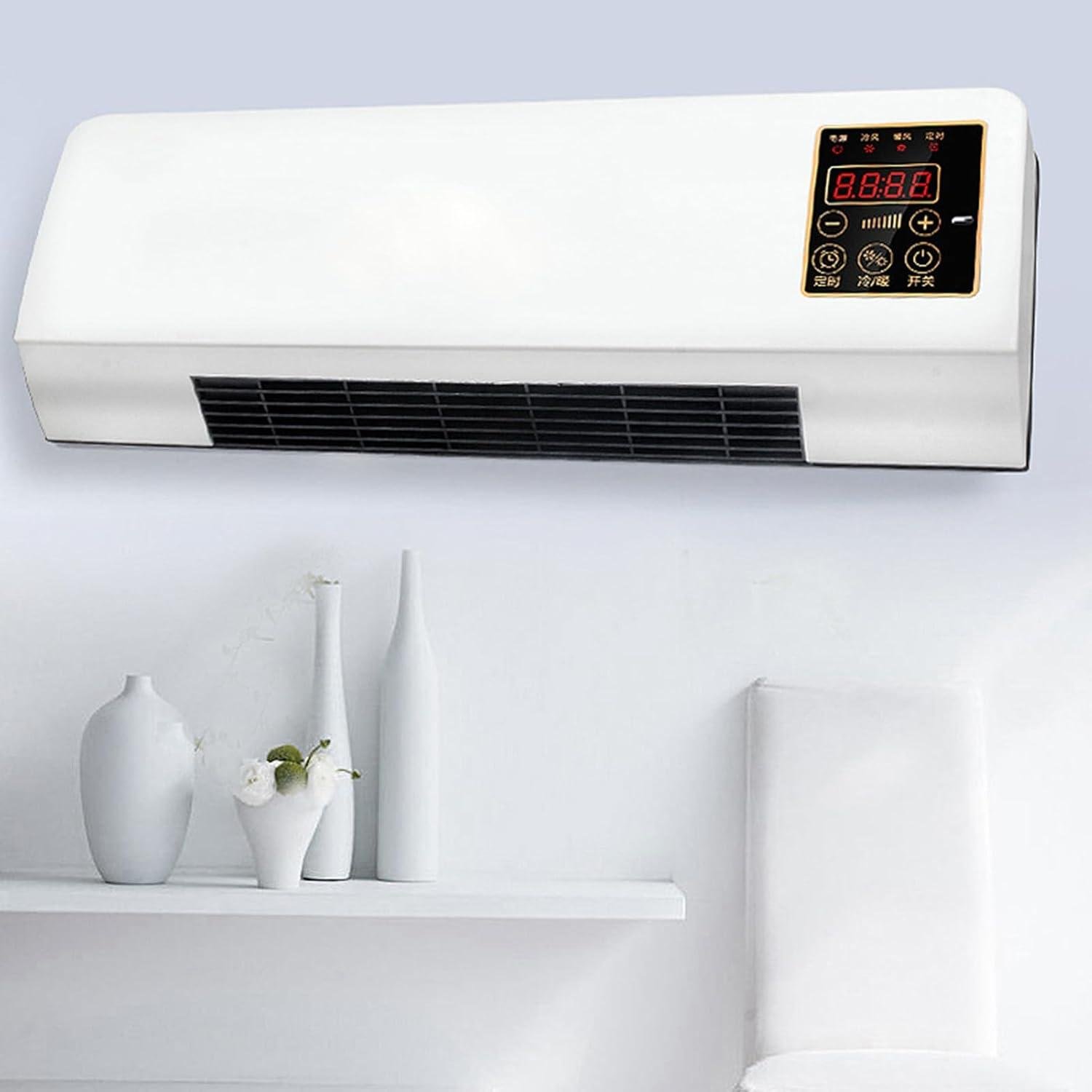 Stay Cozy Year-Round with Our Mini Wall-Mounted Heater & Cooler!