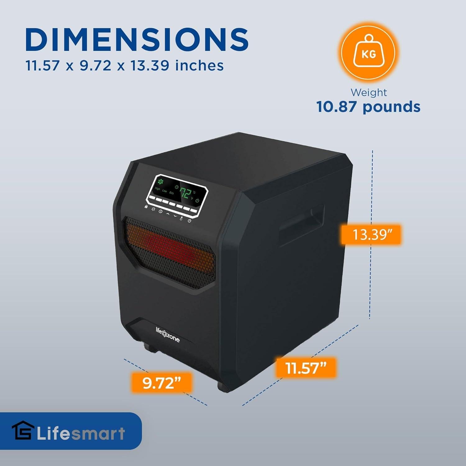 Stay Cozy Together: Our Lifesmart 4-Element Infrared Heaters!