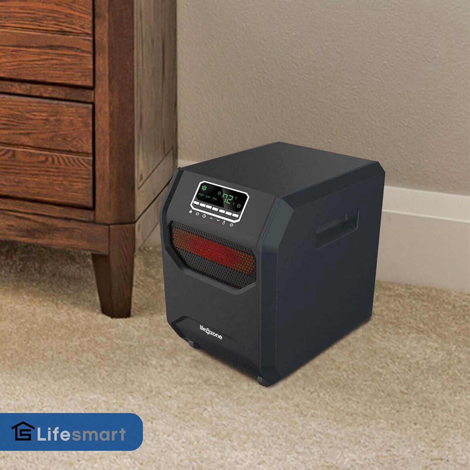 Stay Cozy with our Stylish Mini Space Heater: Fast Heat & Safety!