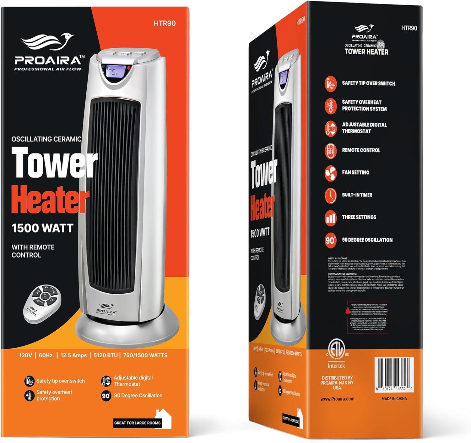 Stay Cozy Year-Round: Discover Our HTR90 Digital Tower Heater!