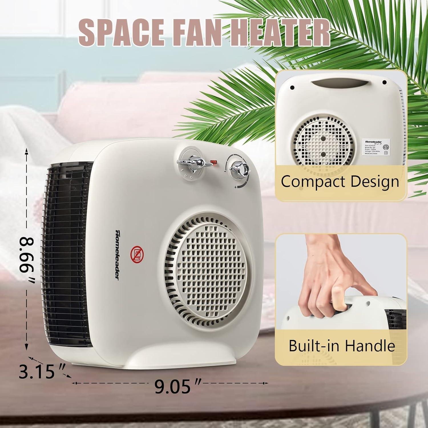 Stay Cozy Anywhere with Our Homeleader Portable Fan Heater!