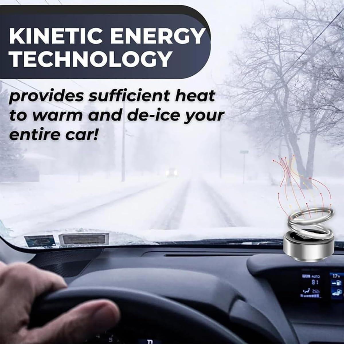 Stay Cozy Anywhere: Our Solar-Powered portable Kinetic Heater Duo!