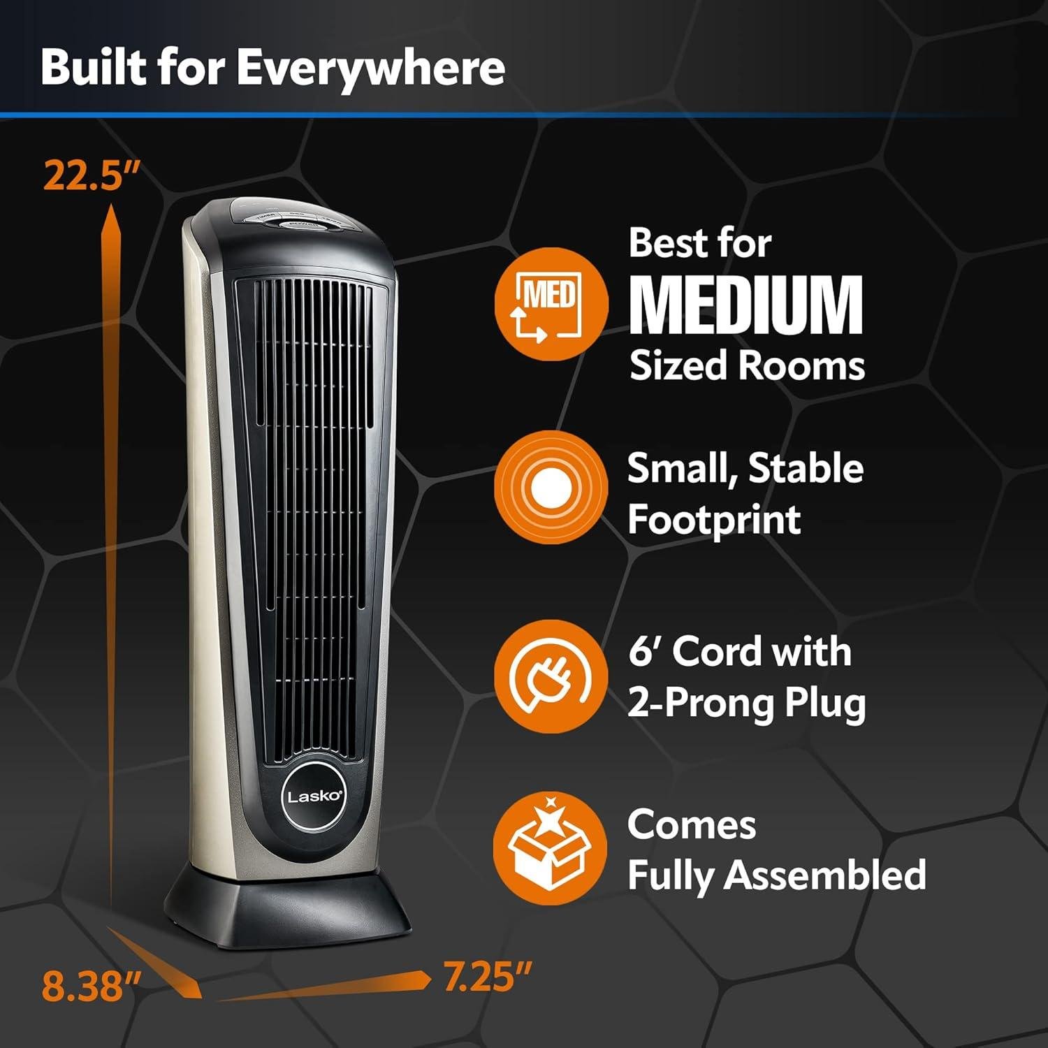 Stay Cozy All Winter: Our Lasko 1500W Tower Heater review